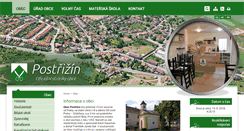 Desktop Screenshot of obecpostrizin.cz